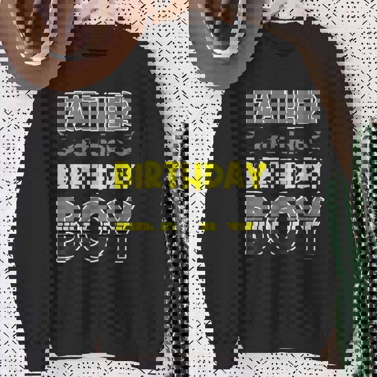 Father Of The Birthday Boy Bat Family Party Theme Boys Sweatshirt Gifts for Old Women