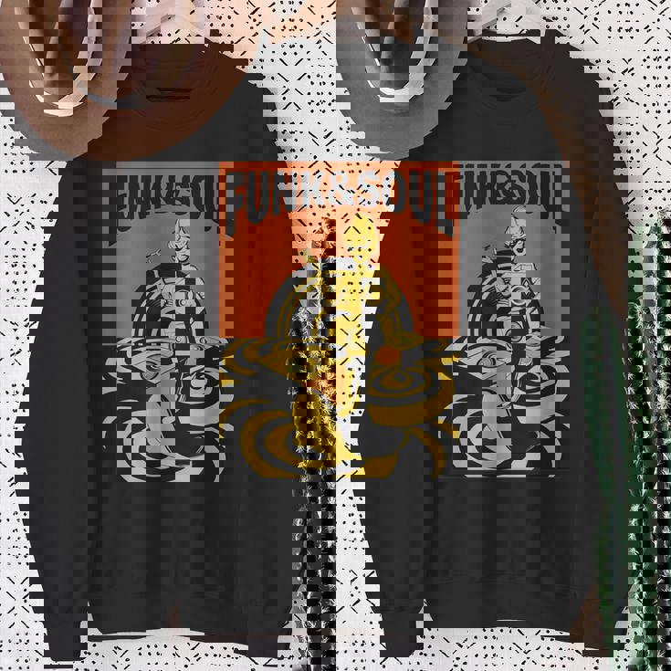 Funk &Oul Music Oldchool Records フィットtシャツ スウェットシャツ 年配の女性への贈り物