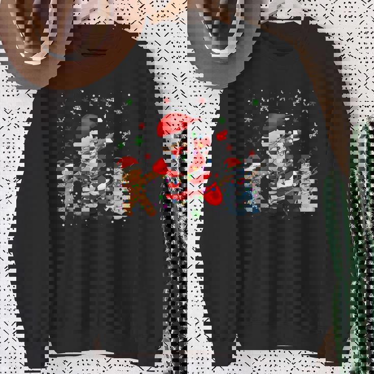 Dabbinganta Christmas おかしいdabサンタクロースクリスマス スウェットシャツ 年配の女性への贈り物