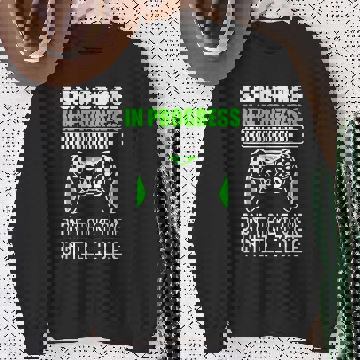 Gaming In Progress Don't Talk To Me Until I Die Gamer Camisa de entrenamiento Regalos para ancianas