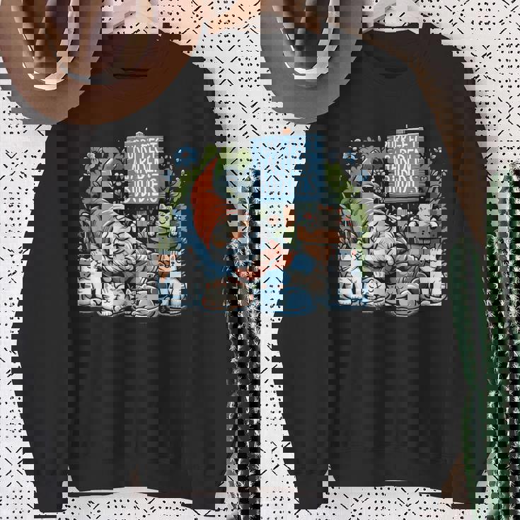 Garden Gnomes Gnome Lover Gnome ガーデニング スウェットシャツ 年配の女性への贈り物