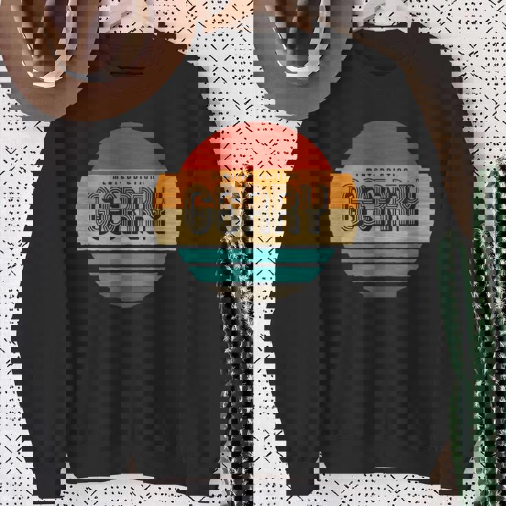 Gerry 名称 レトロ・ヴィンテージ・サンセット 限定版 スウェットシャツ 年配の女性への贈り物