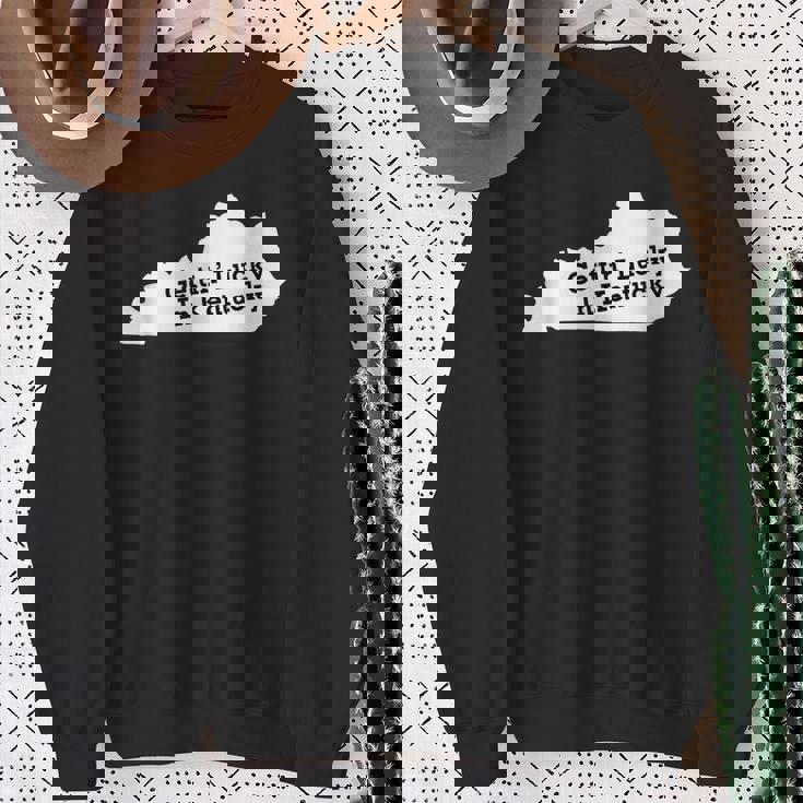 Getting Lucky In Kentucky スウェットシャツ 年配の女性への贈り物