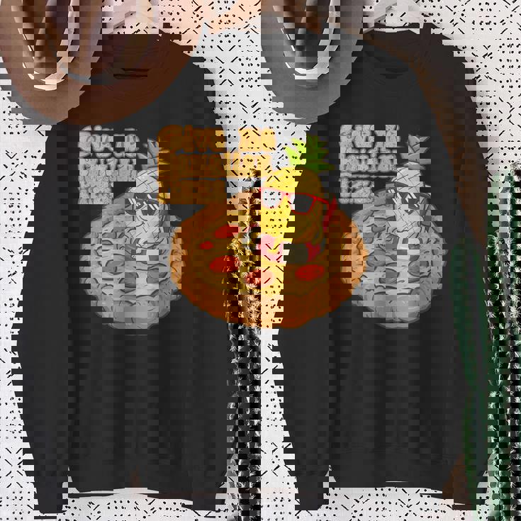 Give Me ハワイアンピザ パイナップル ピザ愛好家 ハワイアンピザ スウェットシャツ 年配の女性への贈り物