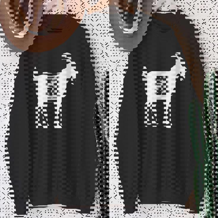 Goat 51 GOATナンバーフィフティワンヤギ スウェットシャツ 年配の女性への贈り物