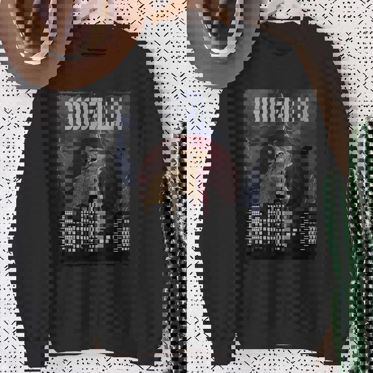 Goozilla オクトドン デグス グッズ おもしろ デグー ことわざ スウェットシャツ 年配の女性への贈り物