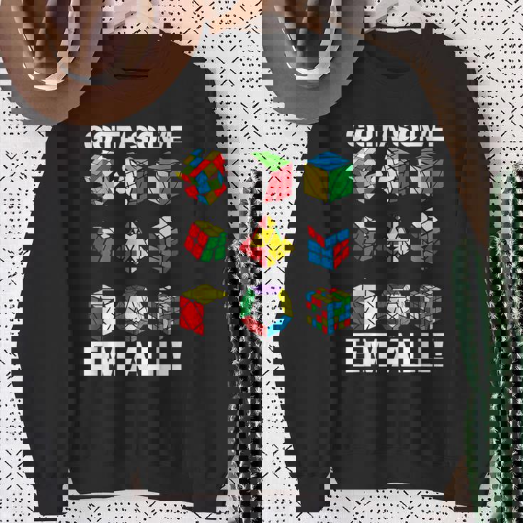 Gottaolve Em Allpeed Cuber パズルキューブ スピードキューブ スウェットシャツ 年配の女性への贈り物