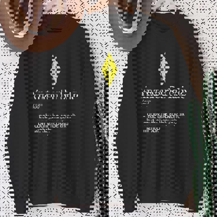 Ham Radio Operator I Ham Radio アマチュア無線機 スウェットシャツ 年配の女性への贈り物