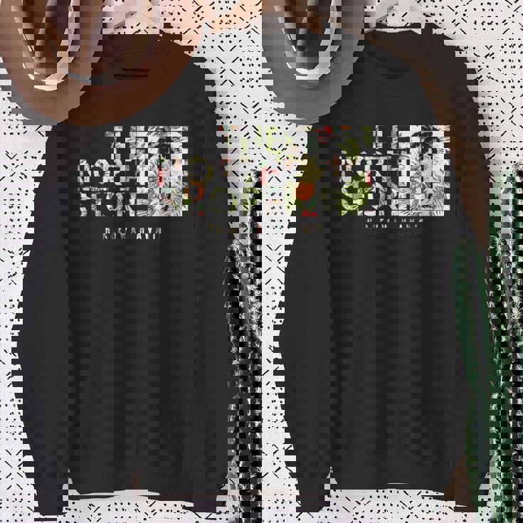 Hawaii The Northhore ハレイワヤシの木 スウェットシャツ 年配の女性への贈り物