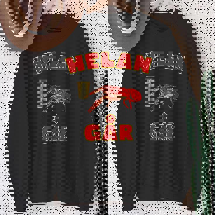 Helan Går スウェーデンの歌 ザリガニ付き スウェーデン スウェットシャツ 年配の女性への贈り物