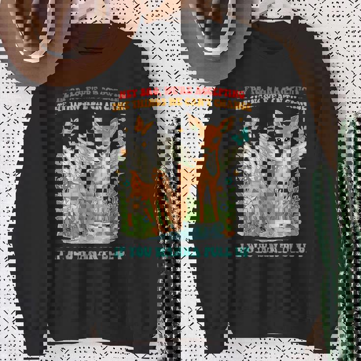 Hey Bro、We Accepting The Things We Can't Change スウェットシャツ 年配の女性への贈り物