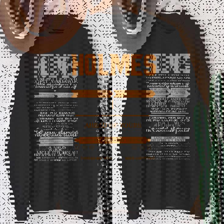 Holmes Completely Unexplainable Notices Everything But Won’T Say It Name Sweatshirt Gifts for Old Women