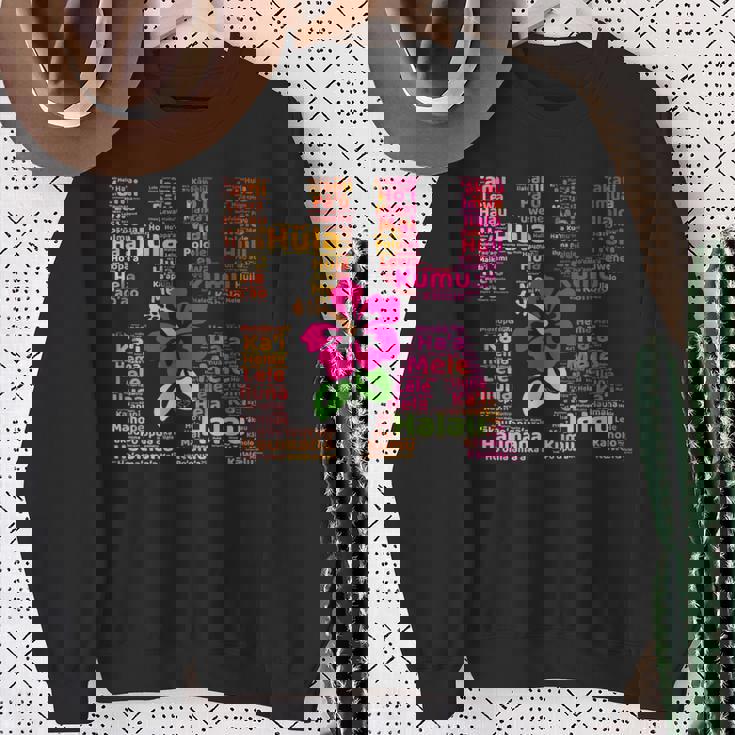 Hula Danceteps ハワイアンダンス クムハウマナ ギフト スウェットシャツ 年配の女性への贈り物