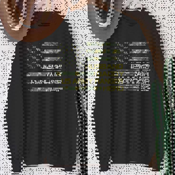 メンズ Husband Daddy Us Army Ranger Hero Flag Usa 迷彩 スウェットシャツ 年配の女性への贈り物