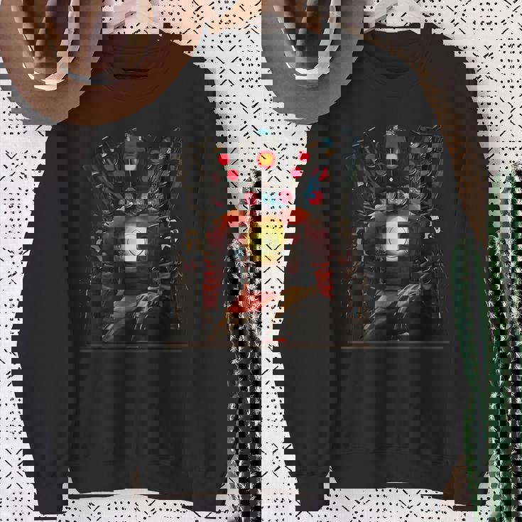 I'm The Birthday Boy スピーカーマン カメラマン トイレ テレビマン スウェットシャツ 年配の女性への贈り物