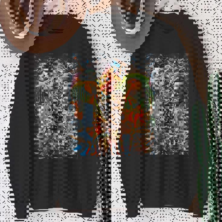 Italian Brainrot 面白い イタリアン ブレイン ロット ミーム キャラクター スウェットシャツ 年配の女性への贈り物