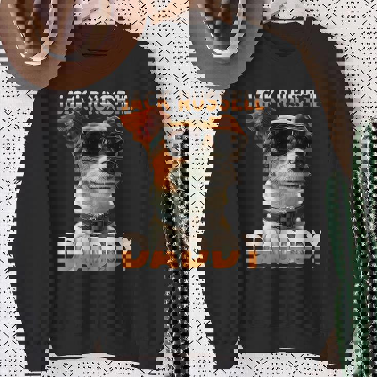 Jack Russell Daddyジャック・ラッセル・パパ・ヴァータグ・パパ・ジャック・ラッセル・テリア スウェットシャツ 年配の女性への贈り物