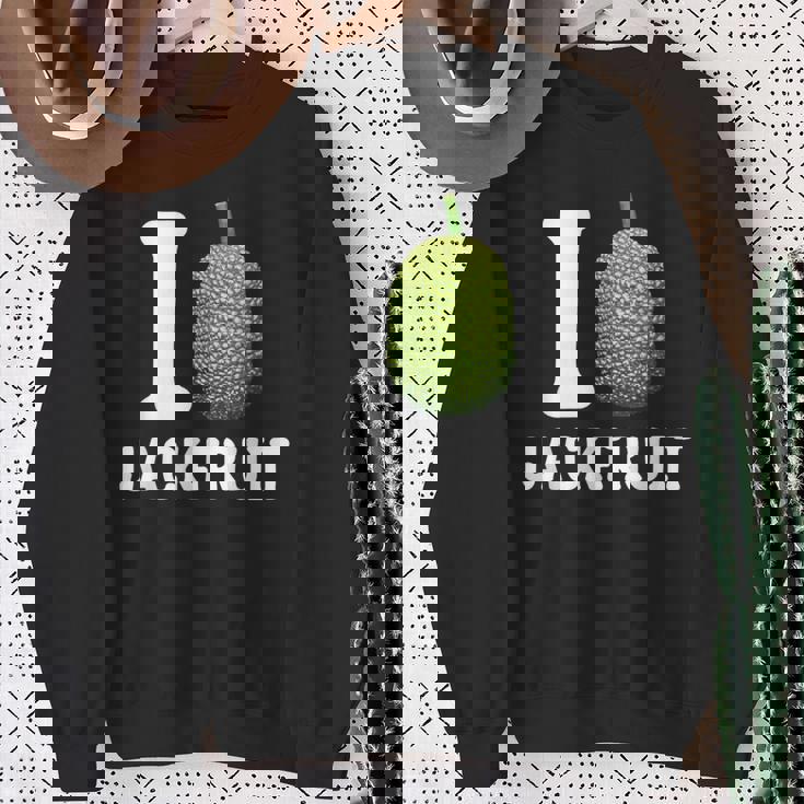 Jackfruit ビーガン ベジタリアン エキゾチックフルーツ 植物ベースのダイエット スウェットシャツ 年配の女性への贈り物