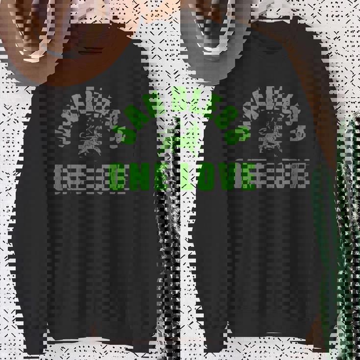 Jah Bless Reggae Music Lion Of Judah Jamaica レゲエ ダンスホール スウェットシャツ 年配の女性への贈り物