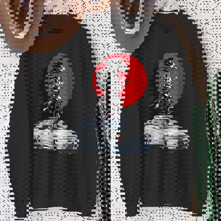 Jdm スカイライン R32 カーチューニング ジャパンサムライドリフト スウェットシャツ 年配の女性への贈り物