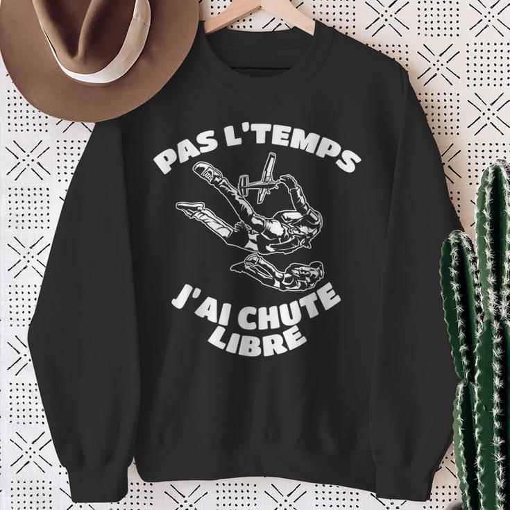 Je Peux Pas J'ai Chute Libre Parachutisme Sweater e Cadeaux pour les femmes âgées