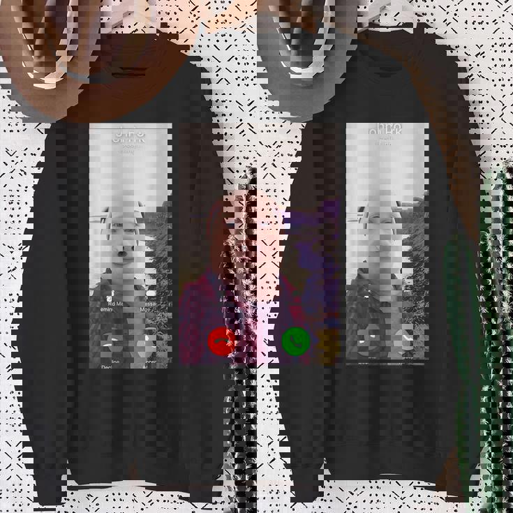 John Pork Is Calling スウェットシャツ 年配の女性への贈り物