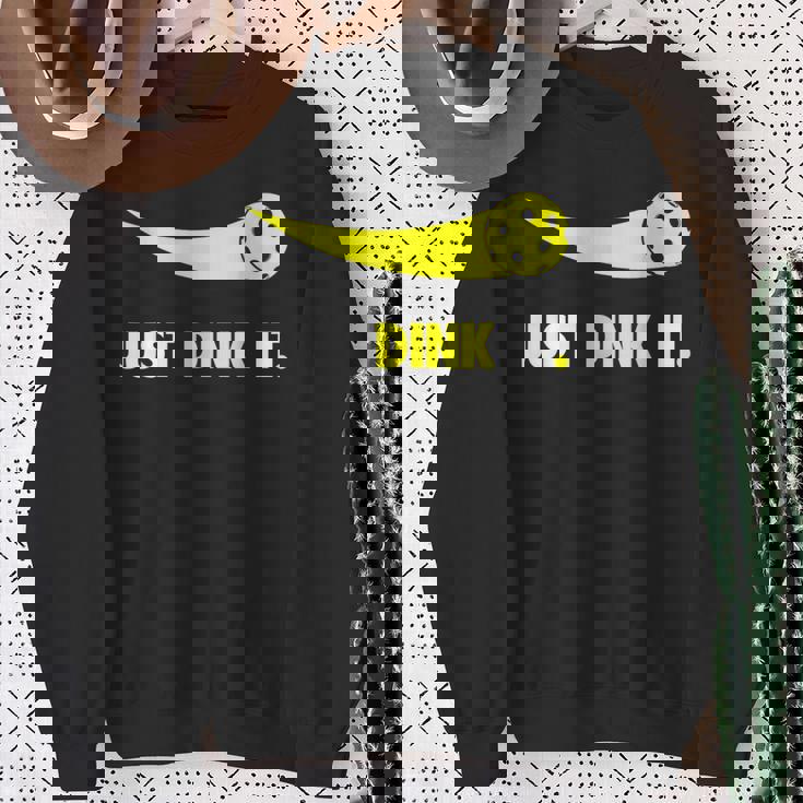Just Dink It ピックルボールシャツ メンズ レディース キッズ スウェットシャツ 年配の女性への贈り物