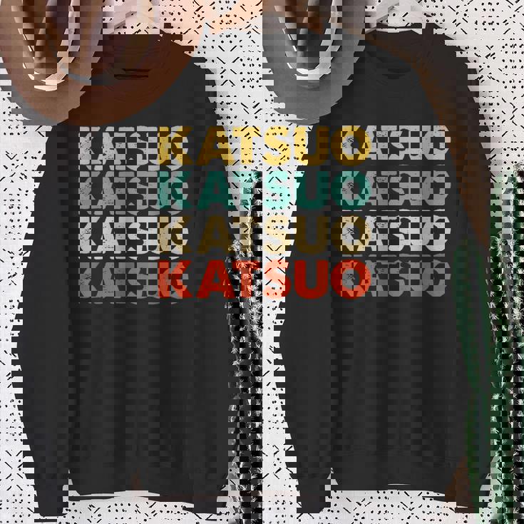 Katsuo 勝雄 スウェットシャツ 年配の女性への贈り物