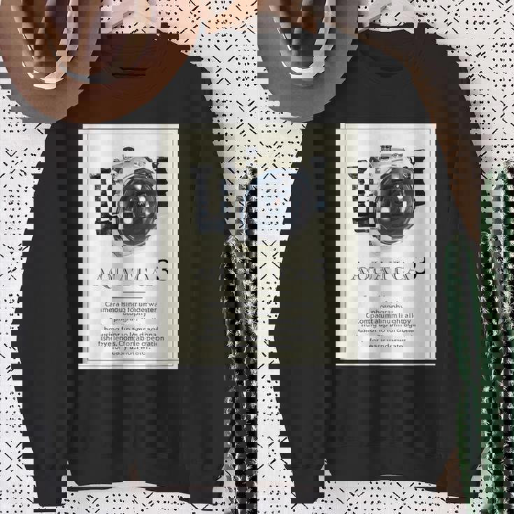 Kenko 水中カメラハウジングaquatica アクアティカ 前面プリント 80年代復刻 スウェットシャツ 年配の女性への贈り物