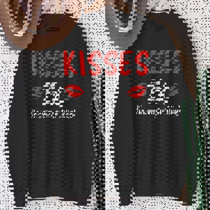 Kisses 25 Imave For College バレンタインデー デザイナー スウェットシャツ 年配の女性への贈り物