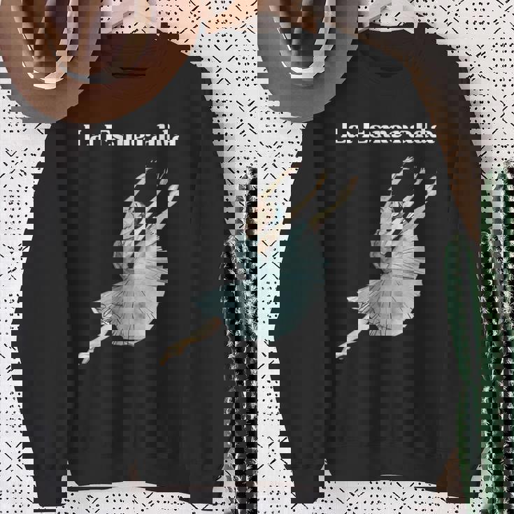 La Esmeralda バレエダンサー バレリーナ ポワント チュチュダンス スウェットシャツ 年配の女性への贈り物