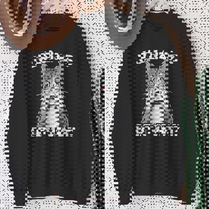 Lesbians Eat What Csdレズビアン スウェットシャツ 年配の女性への贈り物