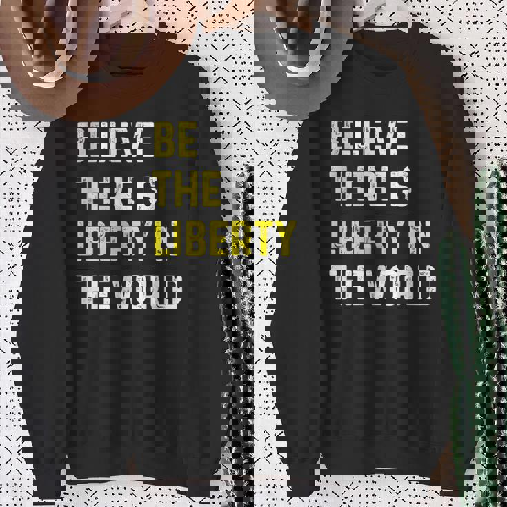 Be The Liberty Libertarian Activist Anarchy Ancap Minarchist スウェットシャツ 年配の女性への贈り物