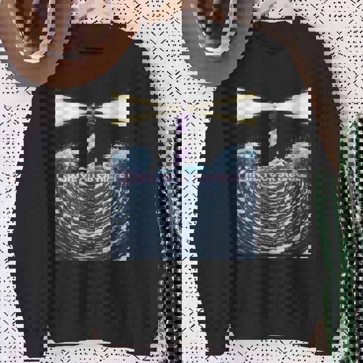 Lighthouse Beamstruggle 勇敢な意識 サポートファンへ スウェットシャツ 年配の女性への贈り物