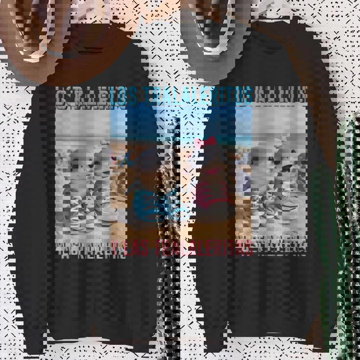 Los Traleritos Y Las Traleritas イタリアのブレインロットモンスター スウェットシャツ 年配の女性への贈り物