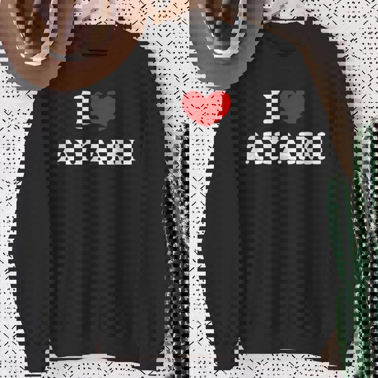 I Love Ayari 私は愛する Ayari スウェットシャツ 年配の女性への贈り物