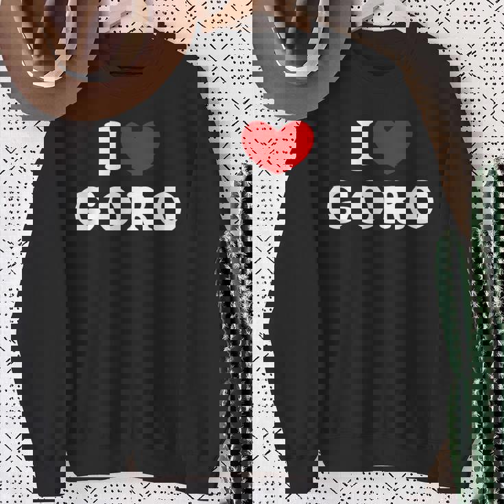 I Love Goro 私は愛する Goro スウェットシャツ 年配の女性への贈り物