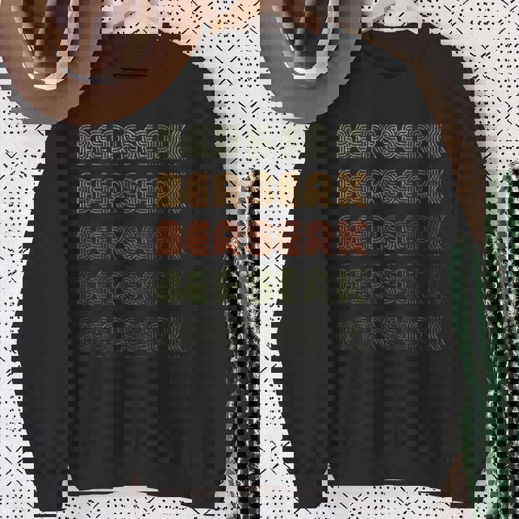 Love Heart Berserk グランジ ビンテージスタイル ブラック ベルセルク スウェットシャツ 年配の女性への贈り物