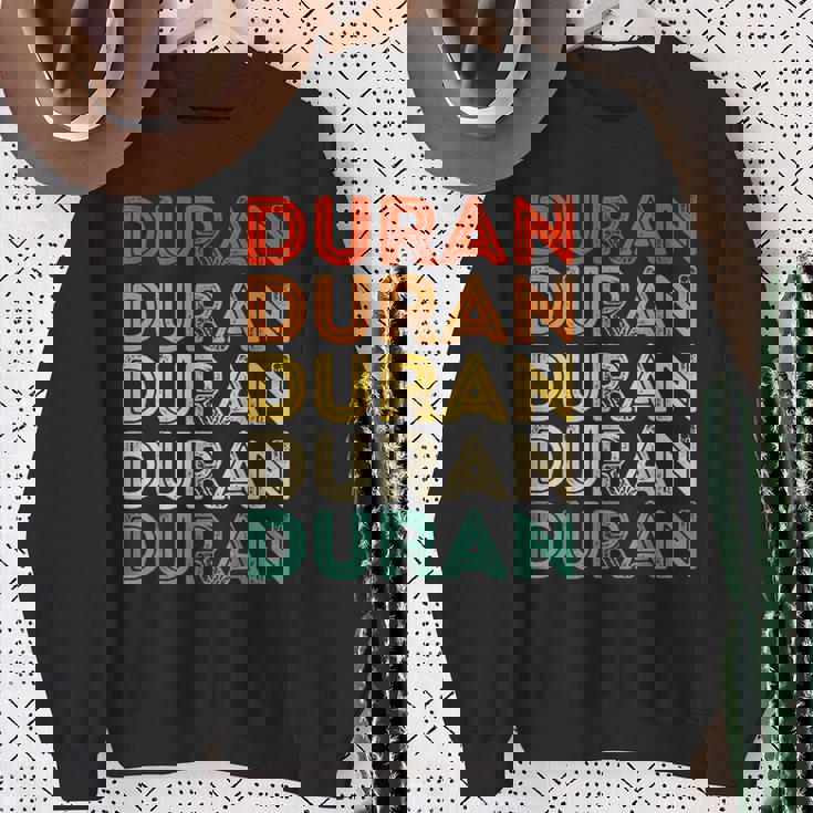 Love Heart Duran ヴィンテージスタイル ブラック デュラン スウェットシャツ 年配の女性への贈り物