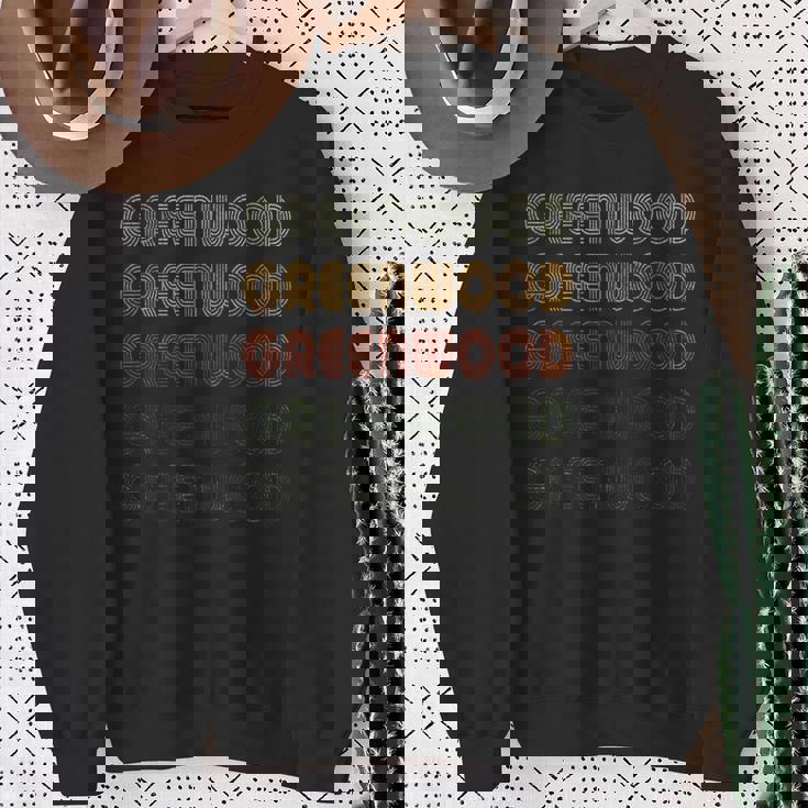 Love Heart Greenwood グランジ ヴィンテージ ブラック グリーンウッド スウェットシャツ 年配の女性への贈り物