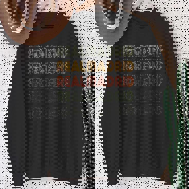 Love Heart Realmadrid グランジ ヴィンテージ ブラック レアルマドリード スウェットシャツ 年配の女性への贈り物