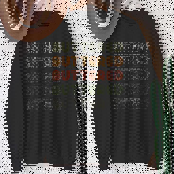 Love Heart バターtシャツ グランジ ビンテージスタイル ブラック バター入り スウェットシャツ 年配の女性への贈り物