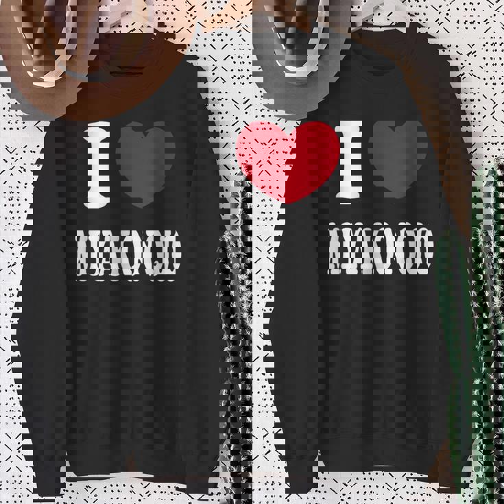 I Love Miyakonojo 都城大好き スウェットシャツ 年配の女性への贈り物