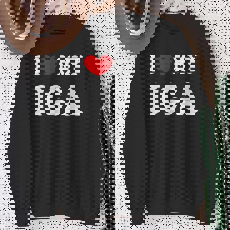 I Love My Iga 伊賀大好き スウェットシャツ 年配の女性への贈り物