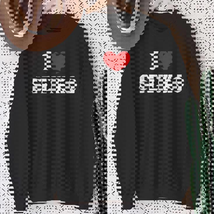 I Loveeiko 私は愛するeiko スウェットシャツ 年配の女性への贈り物