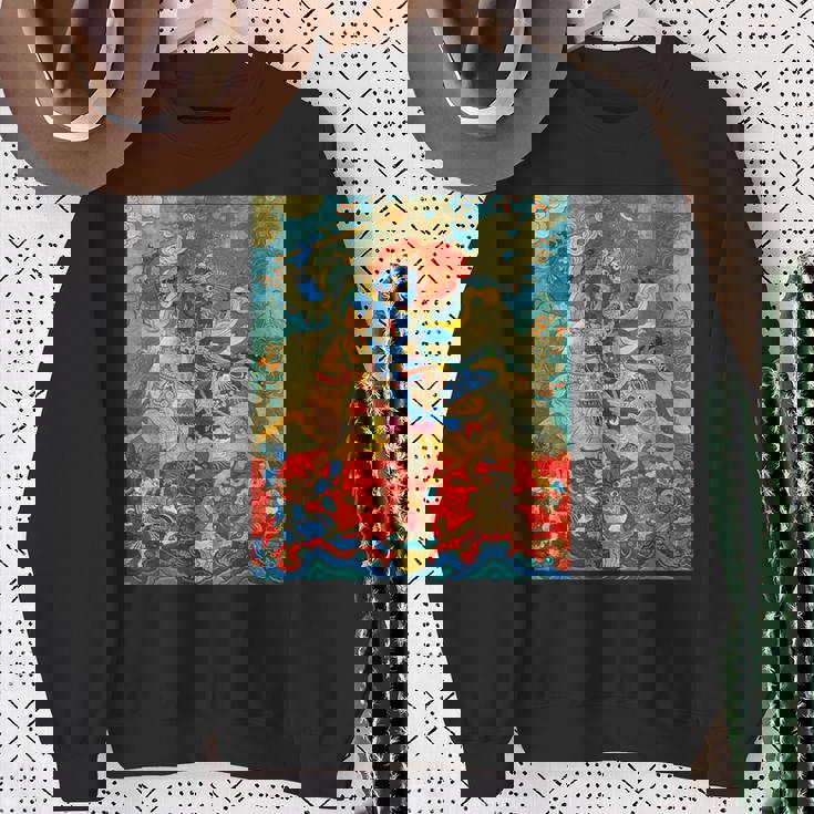 Magzor Gyalmo チベット仏教 タンカ 曼荼羅 仏教 スウェットシャツ 年配の女性への贈り物