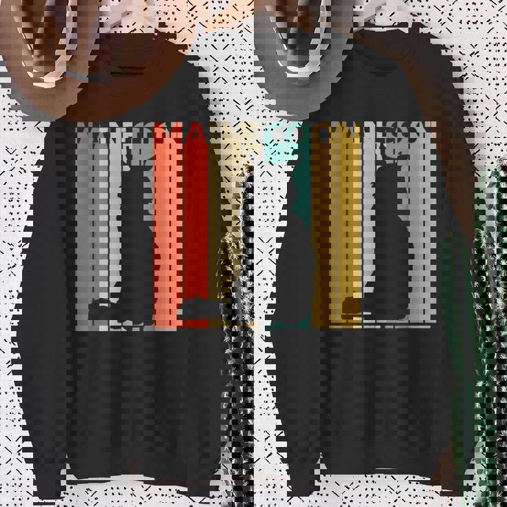 Maine Coon メインクーン スウェットシャツ 年配の女性への贈り物