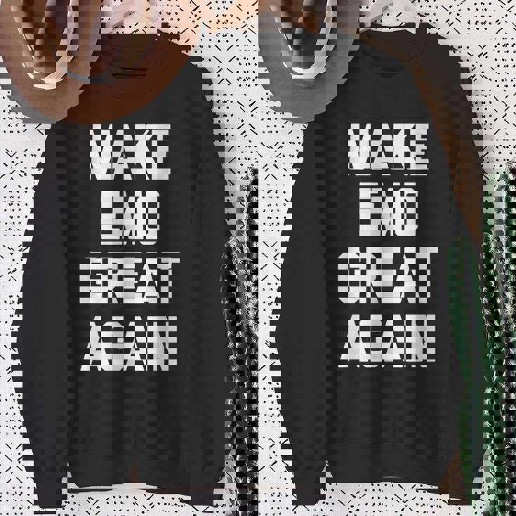 Make Emo Great Again インディーズミュージックエモ スウェットシャツ 年配の女性への贈り物