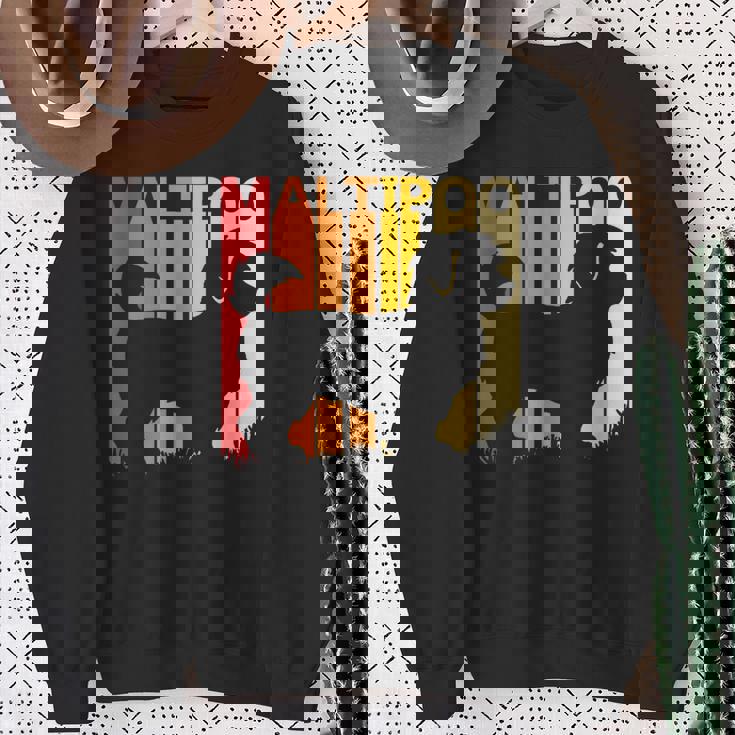 Maltipoo マルプー スウェットシャツ 年配の女性への贈り物