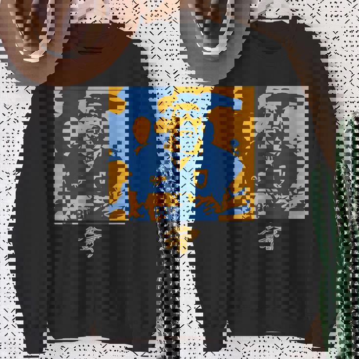 Maradona Boca 1995 ペイント スウェットシャツ 年配の女性への贈り物